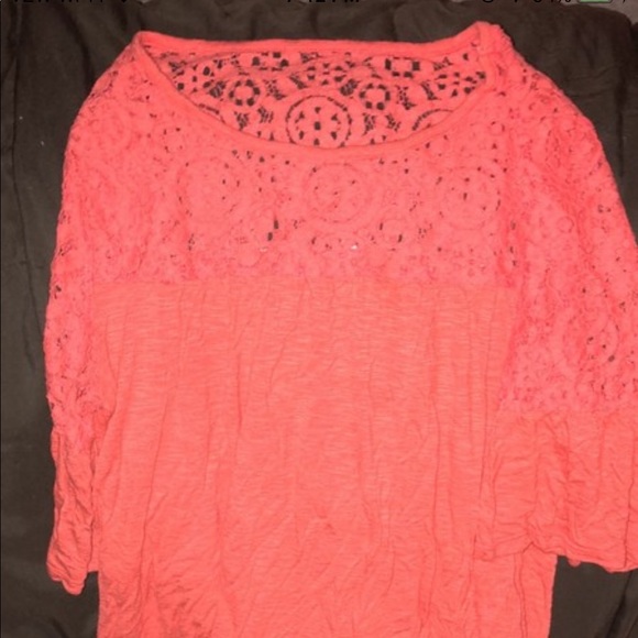 Coral Flowy Top - Picture 2 of 2